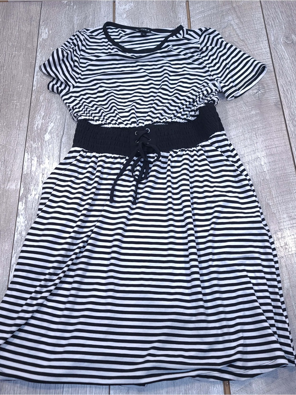 Torrid Striped Smocked Waist Jersey Dress size 0- large